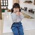 Korean children's shirt spring and autumn long sleeve white jacket