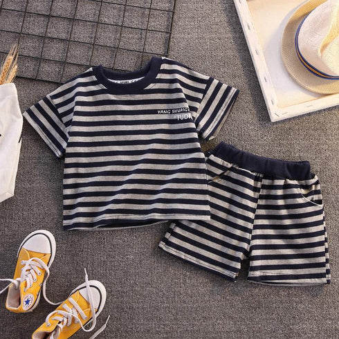 Boys summer suit sports two-piece set