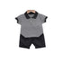 Summer children's short sleeve shorts two-piece set