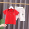 Boys summer sports short sleeve shorts children's clothing