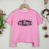 Children's Short Sleeved T-shirt Letter Round Neck Top