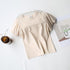 Summer Children's Solid Color Bubble Sleeve Top