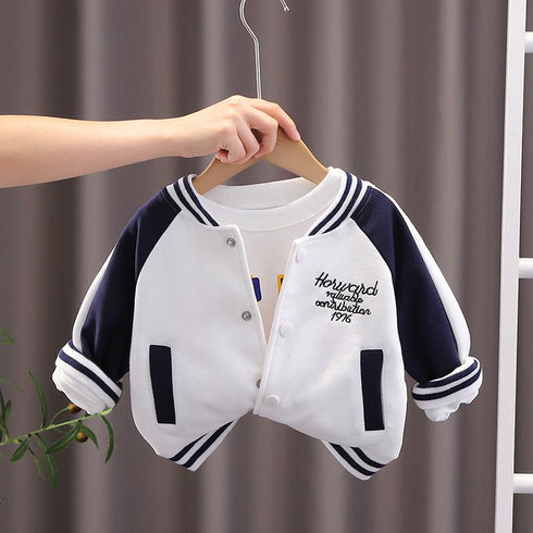 Kids Casual Baseball Jacket Jacket