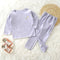 Autumn and winter children's autumn clothing long pants seamless de velvet thermal underwear set pajamas home clothing