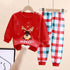 Cotton Underwear Suit Boys and Girls Autumn Clothes Pants Pajamas Loungewear
