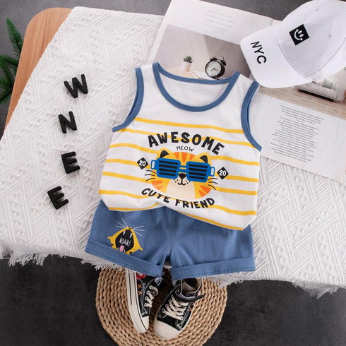 Children's Vest Summer Suit
