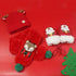 Children's Set of Christmas Scarf, Gloves and Beanie