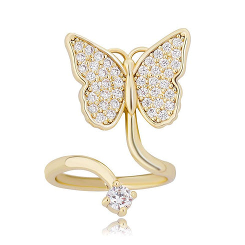 Butterfly Ring Fashion Women's Ring