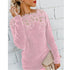 Mosaic Lace Long Sleeve Sweater