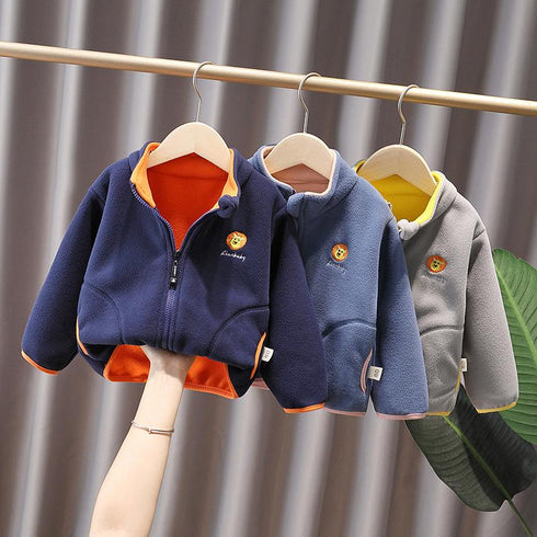 Children's fleece jacket fleece baby jacket