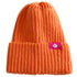 Warm knitted smiling face multicolor hat 13.77 inches