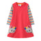 Girls Cartoon Knitted Cotton Dress Autumn New Girls Dress