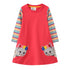 Girls Cartoon Knitted Cotton Dress Autumn New Girls Dress