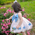 Girl's Bow Strap Dress Summer Girl's Summer Dress Paggy Princess Dress