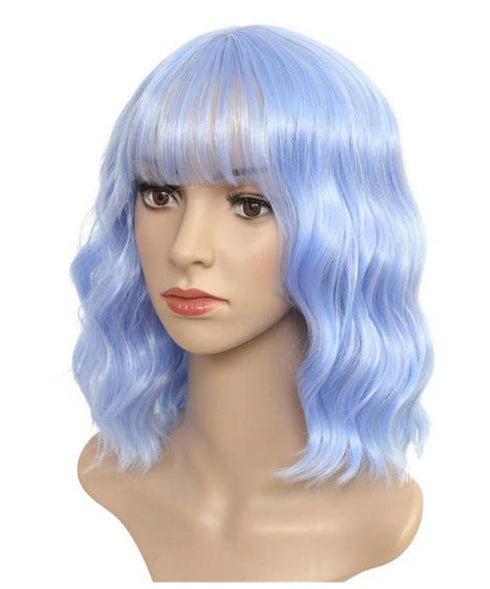 Ladies short curly hair multicolor chemical fiber wig headgear