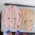 Boy's Spring and Autumn Shirt Two-Piece Set