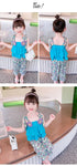 Summer Suit 2022 New Girls Sweet Cute Three-dimensional Flower Coat Pants Two-piece Set