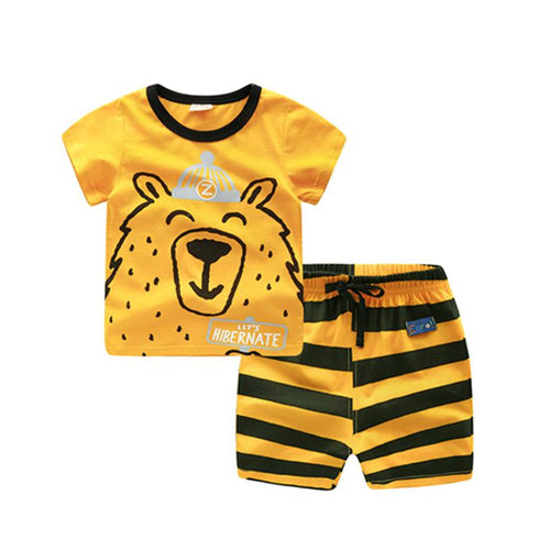 Summer children's stripe set