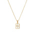 Cube Fritillaria Pendant Necklace