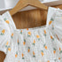 Summer Girl Carrot-Print Dress