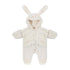 Rabbit jumpsuit in autumn and winter plus velvet newborn climbing suit