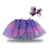 European And American New Style Girls' Skirt With Inner Lining, Bowknot, Hairpin, Mesh And Fluffy Skirt
