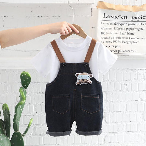 Children's Short Sleeve Strap Set Summer
