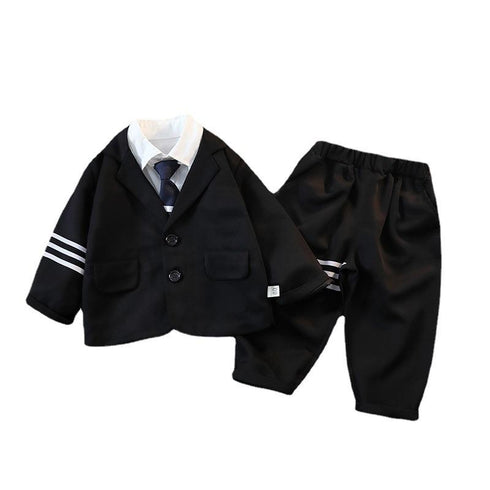 Spring and Autumn Boys Leisure Three-Piece Set