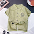 Boys summer suit short sleeve two-piece set