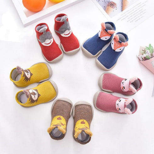 Children's Fall/Winter Animal Anti-skid Toddler Shoes Prewalker