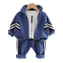 Boys spring and autumn suit sports three-piece set