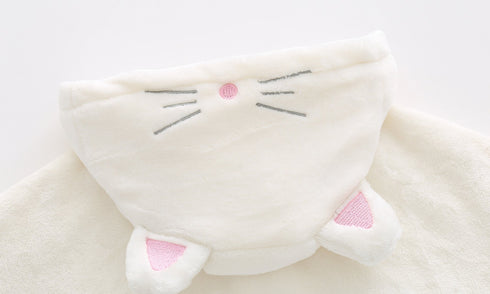 Girls Fall/Winter Cloak Hooded Shawl Coat