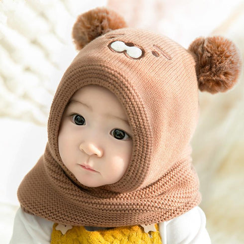 Fall/winter baby hat scarf Circumference 16.5-19.7inch(42-50cm)