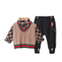 Children's Spring and Autumn Long Sleeve Sweater Set of Three