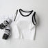 Summer children's vest camisole solid cotton bottoming shirt children's vest