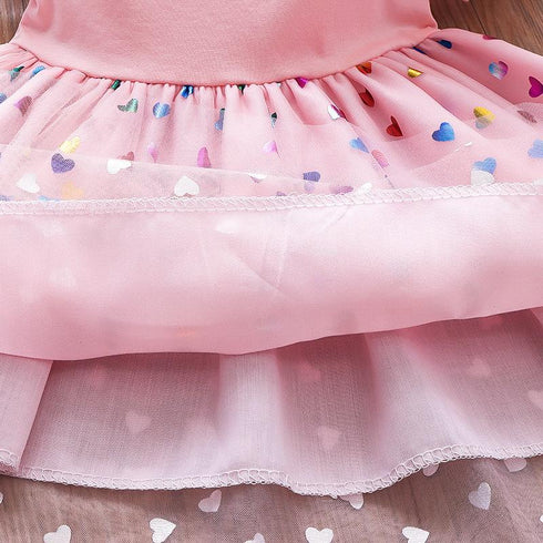 Girls Summer Dress New Foreign Style Dress Little Girl Summer Princess Vest Dress Fluffy Gauze Skirt