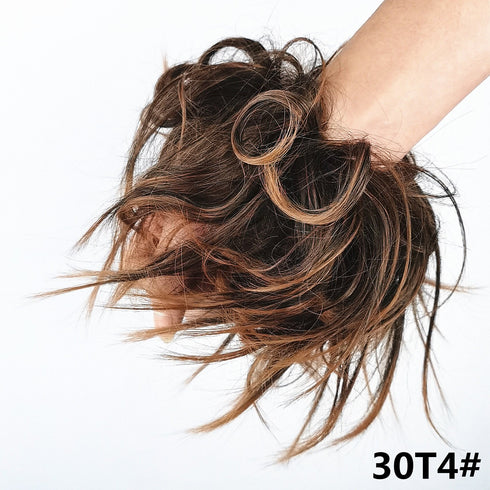 Female chemical fiber messy fluffy curly wig