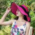 Summer women's seaside sun hat Circumference21.7-23.6 inch(55-60cm)