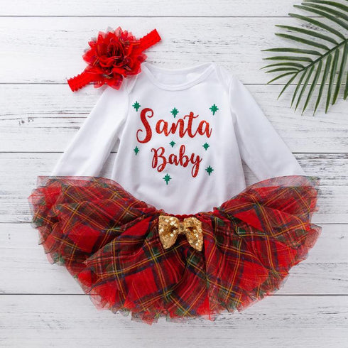Christmas baby suit baby autumn long sleeve holiday clothes