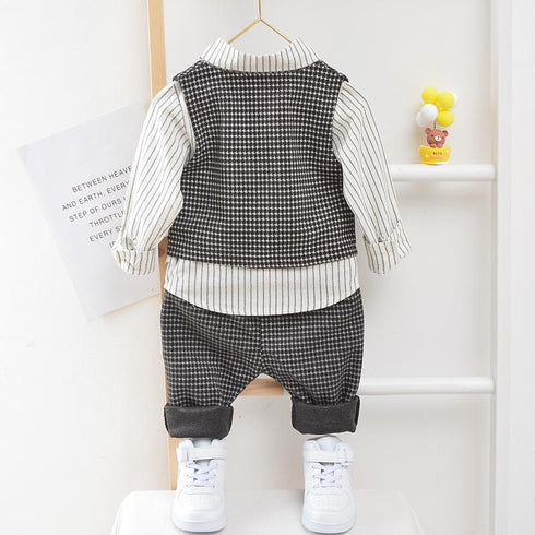 Boy's Spring and Autumn Dress Set of Three
