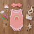 Girl's Newborn Jumpsuit+Bowknow