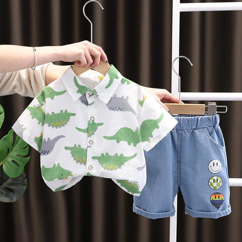 Boys suit sweater two-piece suit