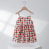 Summer Sweet Girls Cartoon Printed Dress Cotton Sling Dress
