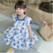 Children's Blue Butterfly Dress