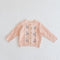 Spring and Autumn Small Flower Embroidered Coat Joker Cotton Yarn Knitted Cardigan