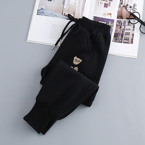 Spring and Autumn Children's Sports Pants Bear