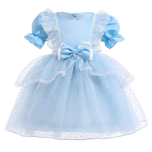 Girls' Dress Summer Children's New Princess Dress Mesh Paggy Dress