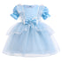Girls' Dress Summer Children's New Princess Dress Mesh Paggy Dress