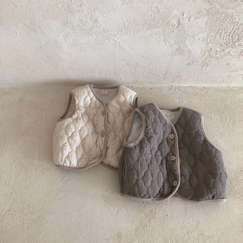 Autumn and winter retro double cotton waistcoat