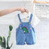 Cartoon Suspender Suit Summer Baby Short Sleeved Clothes